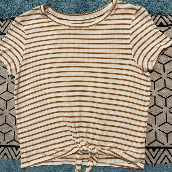 Striped American Eagle crop top! - Picture 1 of 2